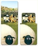 Produkt-Bild: Magnetisches Lesezeichen & K&uuml;hlschrankmagnet Shaun das Schaf - "Mittagspause"