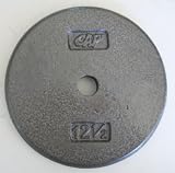 12 1/2 lb. Grey Standard Plates (Pair)