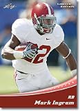 2011 Leaf Limited Football Card # 12 Mark Ingram RC - New Orleans Saints (RC - Rookie Card) NFL Rookie Trading Card in Rookie Top Load Case