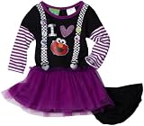 Sesame Street Baby-Girls Infant I Heart Elmo Knit Dress