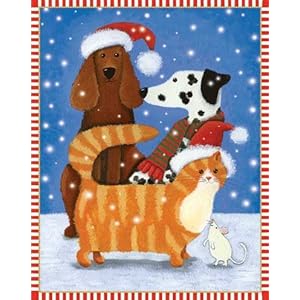 Cheeky Mouse Boxed Christmas Cards