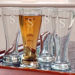 Pilsner Glasses Set of 4