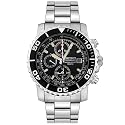 Seiko Men's Black Dial Chronograph Watch #SNA225