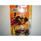2009 Matchbox Desert Adventure Jeep Hurricane Concept Red #85 