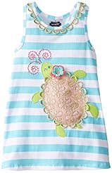 Girls Cotton/Spandex  Lace Applique   Dress With a Bow(s) and Ruffles