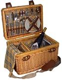 Deluxe Two Person Insulated Picnic Basket