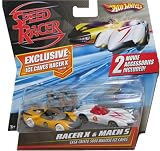 Hot Wheels Speed Racer Movie Moments - Speed Racer Racer X vs. Mach 5 Casa Cristo 5000 Maltese Ice Caves