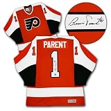 BERNIE PARENT Philadelphia Flyers SIGNED HOF 84 Jersey