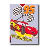 Cars Disney Movie Lightning McQueen Toddler Ultra Soft Blanket