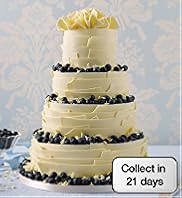 White Chocolate Ribbons Wedding Cake