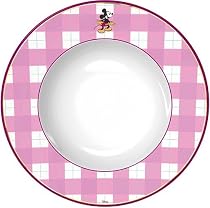 United Labels 0109776 - Best of Mickey-Pretty Pink Pastateller Porzellan in prämierter Geschenkverpackung 28 cm