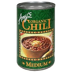 Amy's Organic Medium Chili, 14.7-Ounce Cans (Pack of 12)