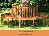 Garden Pleasure Gro�e Baumbank aus Bangkirai