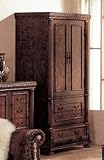 YT Furniture 8424TV - Bella Armoire (Mahogany)