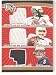 2008 Topps Rookie Progression Game Worn Jerseys Triple Gold #PTRBAF Colt Brennan/ Erik Ainge/ Joe Flacco - Baltimore Ravens - Football Rookie Card (RC) (Piece of Authentic Jersey - Serial #d to 25) NFL Football Trading Card