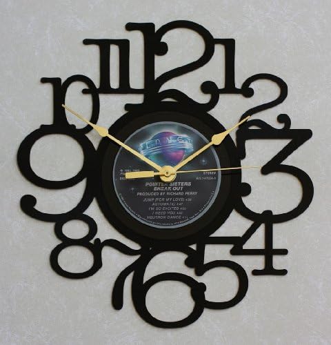 POINTER SISTERS ~ BREAK OUT ~ Wall Clock made from the Vinyl Record LP ~ Recycled LP Vinyl Record/Album Clock