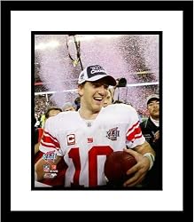 Eli Manning New York Giants NFL Framed 8x10 Photograph Super Bowl XLII Podium