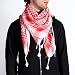 White/Red Kafiyah Scarf