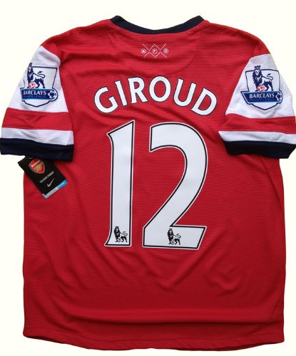 2012/13 Arsenal Home Soccer Jersey Giroud#12 (S)