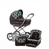Roan Marita Classic Pram Stroller 2-in-1 with Bassinet and... Roan Marita Classic Pram Stroller 2-in-1 with Bassinet and...