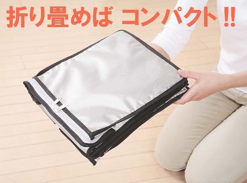 2WAY 折り畳める保冷付収納BOX&BAG