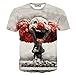 FaPlus Men's Fashion Lifelike Explosion 3D Print T-Shirts