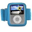 yooZoo Lightweight Adjustable Workout Armband for Apple iPod nano 3G - Tropical Blue