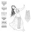 Parvaneh's Panels Pattern (Belly Dance)