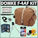 Domke F-4AF Pro System Canvas Camera Bag (Sand) and Photography Accessory Outfit