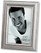 Silver Zipper Inspired With Single Inner Beadwork Picture Frame 8x10