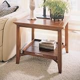 American View Square Lamp Table with Tray