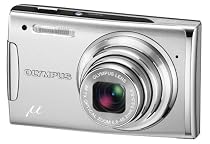 Olympus mju 1060 Digitalkamera (10 Megapixel, 7-fach opt. Zoom, 7,6 cm (3 Zoll) Display, Bildstabilisator) starry silver
