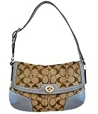 Coach Khaki Light Blue Handbag 11574SKHCB