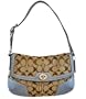 Coach Khaki Light Blue Handbag 11574SKHCB