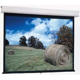 Da-Lite Advantage Manual, Square Format Ceiling Recessed Manual Screen, 8' x 8', 11.3' Diagonal, High Power Surface