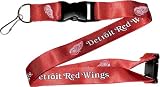 Detroit Red Wings Deluxe Breakaway Lanyard