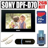 Sony DPF-D70 7-inch Digital Photo Frame + Accessory Kit