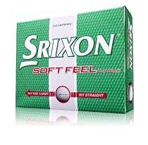 Srixon Soft Feel Men's Golf Balls - White, 12 Pack