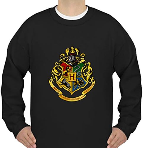 Sportfunnn Fashion Harry Potter Hogwarts Mens Sweatshirt Small Black