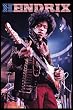Jimi Hendrix (Stars and Stripes) Music Poster Print - 24" X 36"