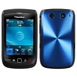 Cosmos Protector Skin Cover (Faceplate/Snap On) Cell Phone Case for RIM BlackBerry Torch 4G 9810 AT&T - Blue