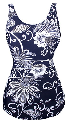 Angerella Vintage Retro One Piece Bathing Suit Swimwear