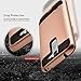 LG K7 Case, LG Treasure LTE Case, LG K8 Case, LG Tribute 5 Case, LG Escape 3 Case, LG Phoenix 2 Case, Circlemalls Hybrid Shockproof Phone Cover + [HD Screen Protector] And Stylus Pen-Rose Gold