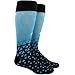 adidas Metro 4 Soccer Socks (1-Pair), Shock Blue/Light Onix/Black Print, Medium