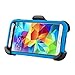 S5 Case, AMCHOICE(TM) 3IN1 TPU&PC Shockproof Amy-grade Protective Belt Clip Stand Case for Samsung Galaxy S5 [360 Degree Rotating Ring Bracket] [Free Stylus,Screen Protector,Cleaning Cloth](Blue)