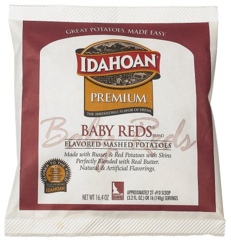 Idahoan Baby Reds Mashed Potato Mix, 16.4-Ounce Units (Pack of 6)