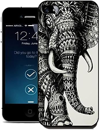 Keep Your Cell Phone In Good Condistion Buy A High Quality Case Now ! Cool Black and White Elephant Art Phone Cover Fits iPhone 5C
