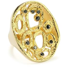 MELINDA MARIA Amy Magic Collection Black Onyx Cubic Zirconia