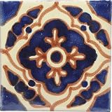 Mexican Tile - 4x4 Toledo Azul Talavera