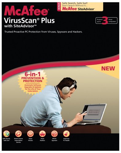 McAfee VirusScan Plus 2008 (3 User Edition) (PC)